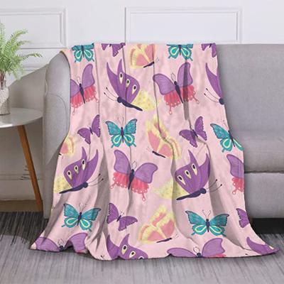 China Wholesale High Quality Customized Digital Printed Luxury Blanket Throw Blanket Custom Image PORTABLE Factory Sublimation Blankets for sale