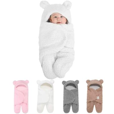 China Amazon Hot Selling High Quality Microfiber Anti-pilling Shear Newborn Baby To Wrap Blanket Wrap for sale