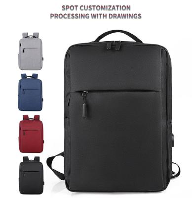 China With Filling Customized USB Charging Men's Briefcase Notebook Bag Business Laptop Backpack Wholesale for sale