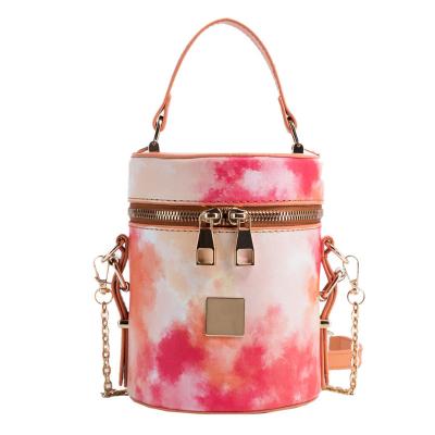 China Fashion Brand Customized Handbags Women Soft PU Leather Shoulder Bucket Bag Lady Leather Handbags for sale