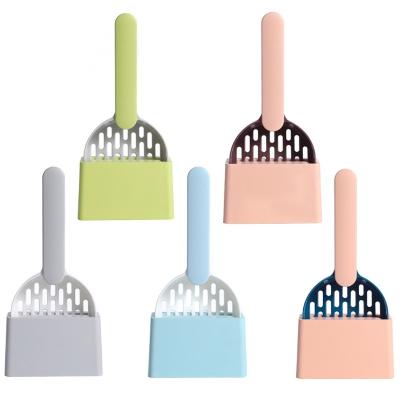 China Fashionable Cats Poop Scoop with Cleaning Shovel Kitten Litter Holder Pet Garbage Storage Box Scoop Light Cleaning Tools for sale