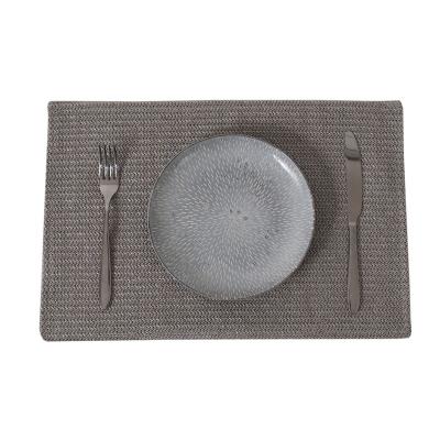 China Factory Manufacture Food Grade Modern Handwoven Gold Place Mat Table Linen Place Mat for sale