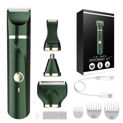 China Outdoor High Quality Multifunctional Professional Hair Trimmer 4 In 1 Body Hair Trimmer All In One Hair Trimmer Personal Trimmer for sale