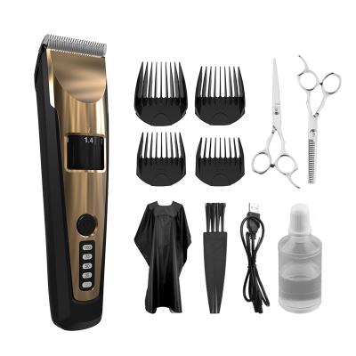 China Switch T9 Power Outdoor Rechargeable Hair Trimmer Wide Blades Clipper Comb Set For Salon for sale