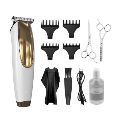 China Rechargeable Machine 0mm Barber Styling Tool Hair Clipper Painless Electric Hair Trimmer Hair Cutter Shaving Machine T9 Outdoor Men for sale