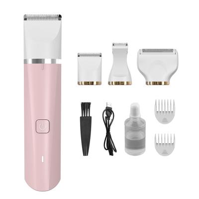 China Hotel Household Body Hair Trimmer Hair Remover 3 in 1 Kit Cordless Rechargeable Wet Dry Epilator IPX7 for Promotion for sale