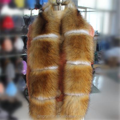 China American American Faux Fur Artificial Fur Collar Imitated Fur Trims For Hood for sale