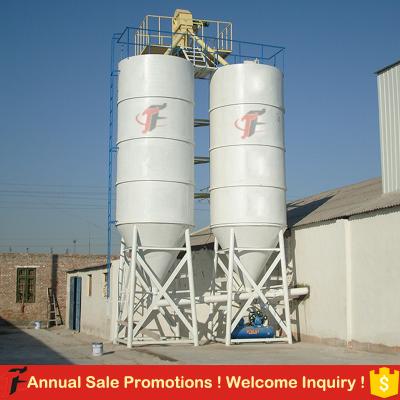 China Used Portable Type Cement Silo Sheet Bin Bolted Steel Cement Silo 100T for sale