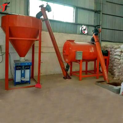 China Based on configuration 5-6Tons per hour dry mix mortar factory single wall putty mixer for sale