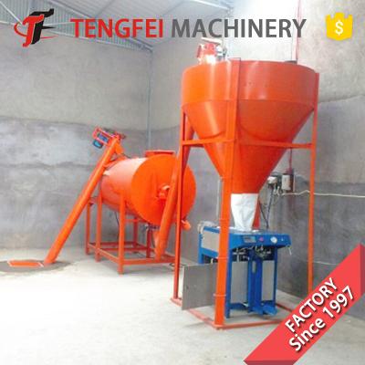 China Based On Simple Type Dry Adhesive Mortar Mixing Plant Ceramic Tile Adhesive Mixer 2-3TPH Mixer for sale