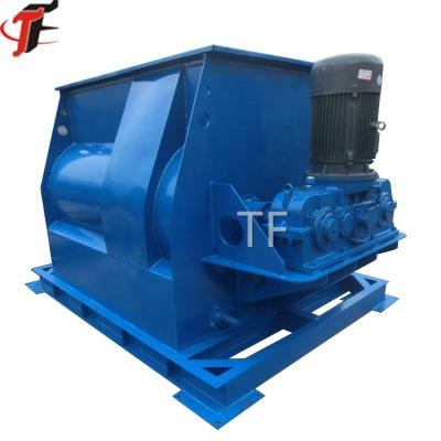 China Powder Agravic Biaxial Mortar Shafts Twin Blade Cement Powder Mixer for sale