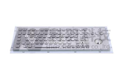 China Teclado médico impermeable del acero inoxidable con el Trackball, 120g/1.18N en venta