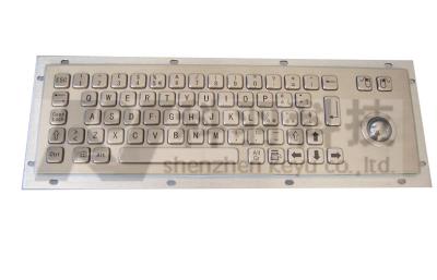 China Teclado médico del metal con el Trackball, vándalo resistente, CE, aprobación de la FCC en venta