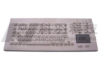 China Teclado de ordenador industrial dominante 104 con el panel táctil en venta