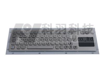 Chine Clavier rocailleux argenté d'acier inoxydable avec le Touchpad, 67 clé, panneau avant 320 x 110mm à vendre