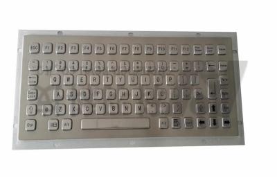 China Teclado impermeable del acero inoxidable con el telclado numérico lleno dominante de la función 86, superficie cepillada en venta