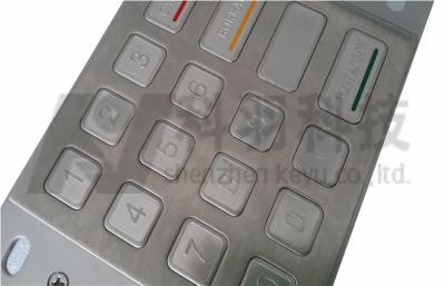 China Stainless Steel ATM Pin Pad / Keypad for sale