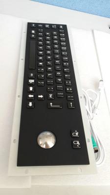 China Teclado metálico del negro del acero inoxidable para el público, industria, NEMA4, IK7 en venta