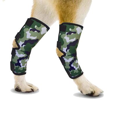 China Good Quality Polyester Material Low Price Modern Design Dog Material Stocked Custom Breathable Protective Wrapped Knee Brace for sale