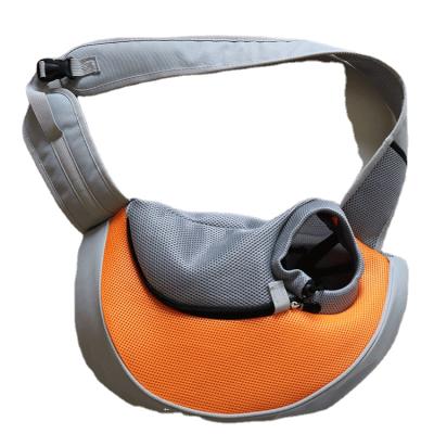 China Breathable Stored Sling Organizer Pet Body Shopping Holder Treat Putting Carrier Cat Pet Carrying Bag For Walking Dogs for sale