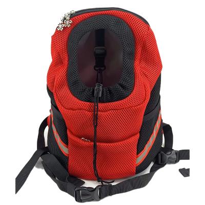 China High Quality Sandwich Mesh Material Breathable Pet Carrying Modern Stocked Carrier Backpack for sale