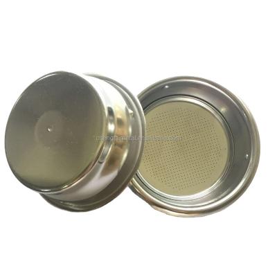 China hotel filter basket for coffee machine/double layer filter for sale