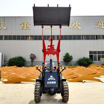 China Hotels FUKAI-800 mini wheel tractor front end loader have good materials and technology for sale