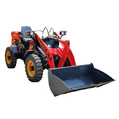 China Hotels Mini Wheel Loader FUKAI-800 FUKAI Farm Use Home Use Mini Wheel Loader for sale