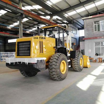 China Hotels 5 Ton ZL656B Hydraulic Articulated Front End Wheel Loader Price New Small Mini for sale