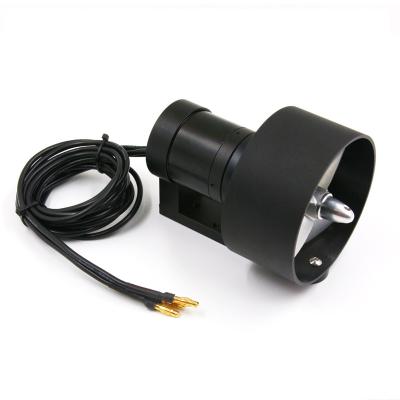 China Waterproof Full Metal CNC Hardware ROV RC Boat Robot Submersible POD BLDC Motor Thruster DS-02 6S 24V Metal Azimuth Drive 9.2KG for sale