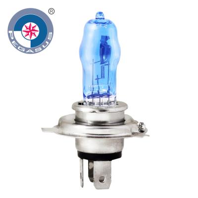 China Hot Sale H.O.D H4 Quartz Glass Car Headlight 12V 24V 100/90W Ultra White Auto Halogen Bulb for sale