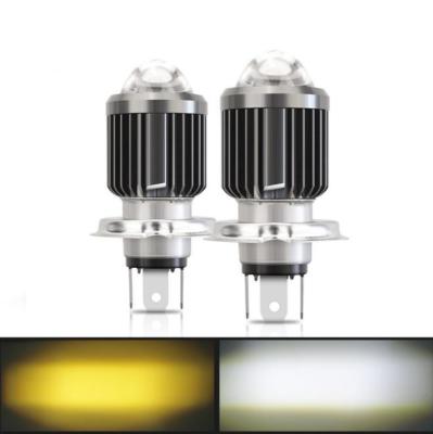 China Dual Color Car Led Fog Light 30W Auxiliary Lens Mini Driving Light Led Fog Lamps For Motorcycle Universal for sale