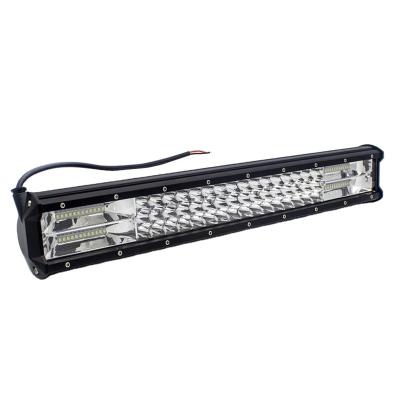 China 288W 3 Row High Power 20inch Triple Row Truck LED Off Road SMD 3030 Diecast Aluminum Housing Light Bar For Car for sale