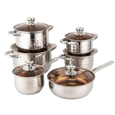 China China Manufacturer Of Cookware Wholesale 10pcs Home Premium Sustainable Soup Pot Set Kitchen Cooking Pot Cookware Set for sale