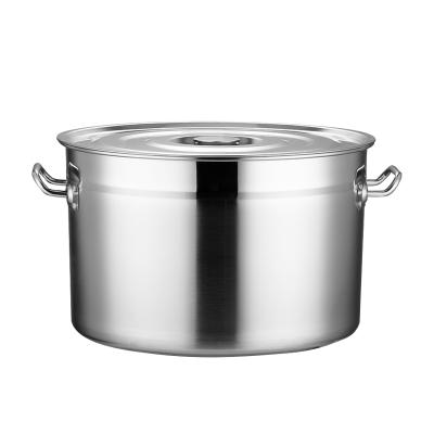 China Sustainable USA Manufacturing New Stainless Steel Stock Pot Polished Stock Pots for sale