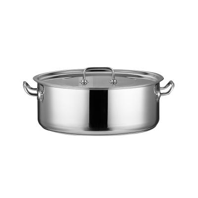 China Low Price Manufacturer 10pcs Stainless Steel Cookware Pot Viable Hot Pan Sets Metal Logo OEM Custom Nonstick Frying Pan for sale