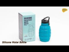 Sport Silicone Water Bottle 580ML Foldable Leakproof Odorless