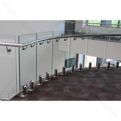 China 304 stainless steel modern frameless glass standoff railings / wall mounted glass standoff for sale