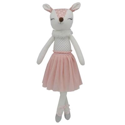 China 2022 Baby Soft Towel New Arrival Stuffed Ballerina Stuffed Animal Soft Soothing Deer Toy for sale