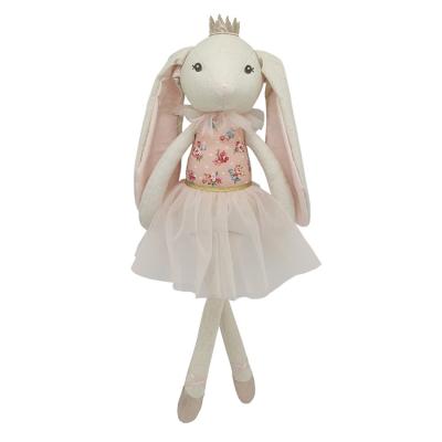 China Soft Toys Manufacturers Direct Selling Business Need Empty Box Hug Ballerina Plush Bunny Toy for sale