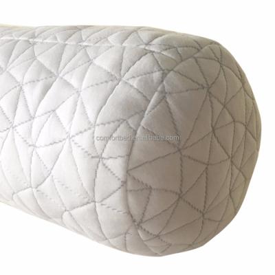 China Anti-Apnea COMFORT Bolster Pillow Shredded Memory Foam Pillow With Bamboo Cover Back Cushion for sale