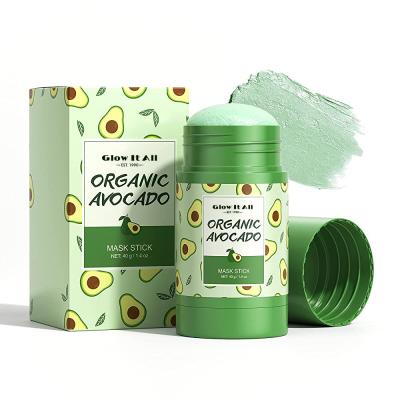 China Factory Direct Selling Green Tea Moisturizer Cleansing Clay Mask Stick Deep Clean Up Skin Dirt Private Labeling for sale