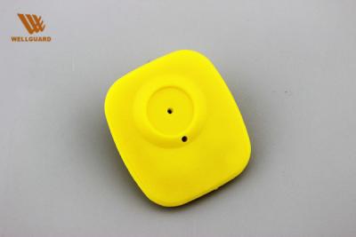 Chine Étiquettes dures de l'habillement RFID de supermarché avec couleur jaune/rose/blanche à vendre