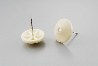 China Plastic ABS Round Head EAS Hard Tag Pin With 16mm 19mm Length for sale