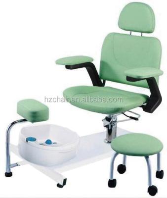 China Mordern Green Pedicure Massage Chair HZ1006; used beauty salon equipment; modern nail salon equipment for sale