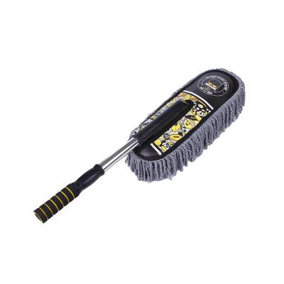 China Microfiber Car Wash Detailing Cleaning Brush With Long Handle For Cars for sale