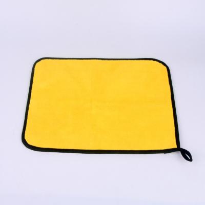 China Sustainable Professional High Quality Detailing Microfiber Car Body Cleaning Cloth Peach for sale