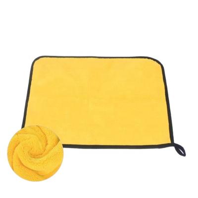 China Sustainable Quick Dry Soft Microfiber Car Cleaning Cloth for sale