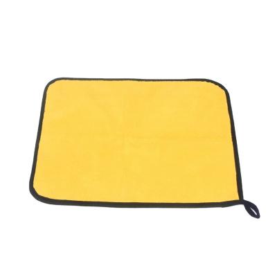 China Customized Viable Absorbent Nonwoven 40*40 Microfiber Car Cleaning Cloths for sale