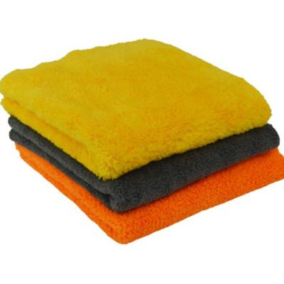 China Sustainable Soft Durable Microfiber Car Window Wash Cleaning Cloth for sale